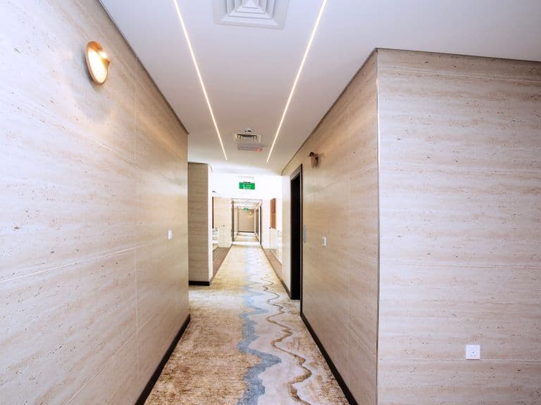A guest corridor