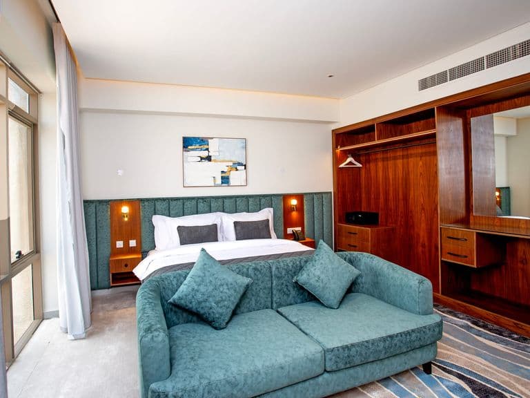 A junior suite with sofa